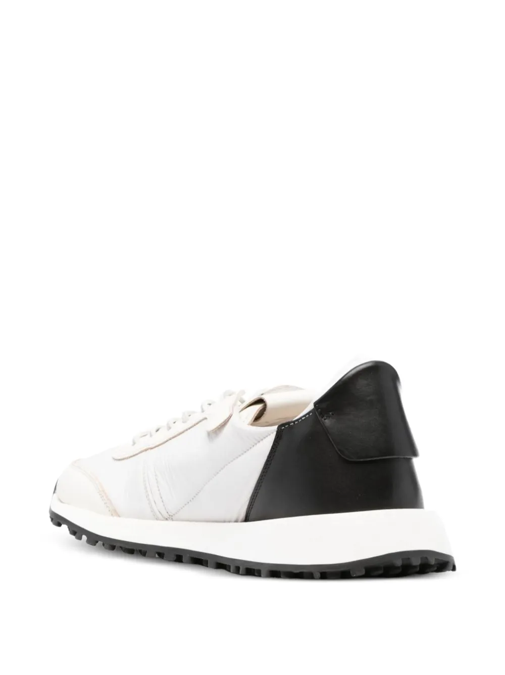 Buttero Sneakers met tweekleurige vlakken Wit