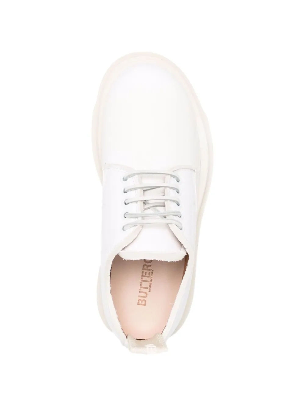 Buttero Leren Derby schoenen Wit