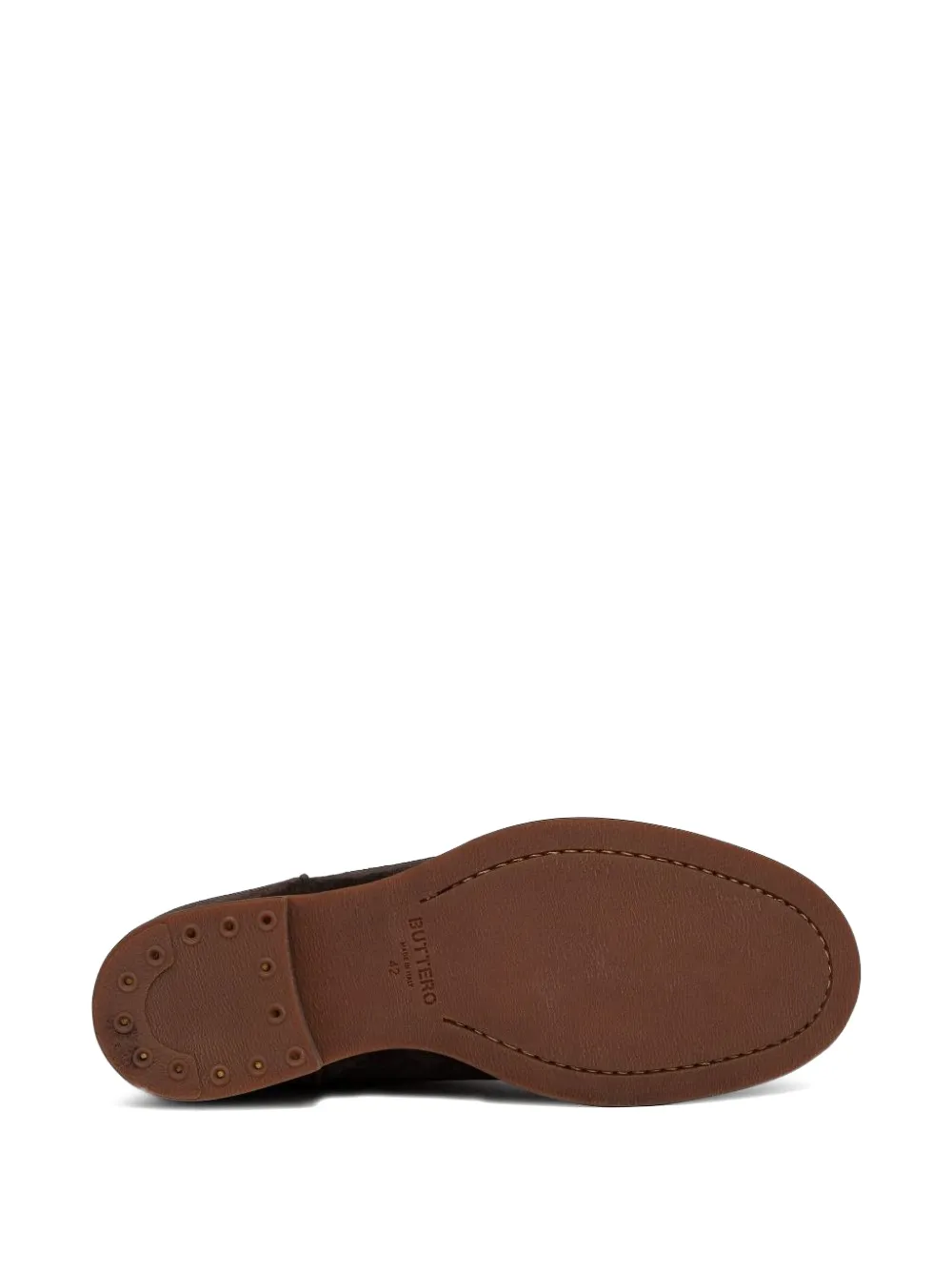 Buttero Chianti panelled suede boots Bruin