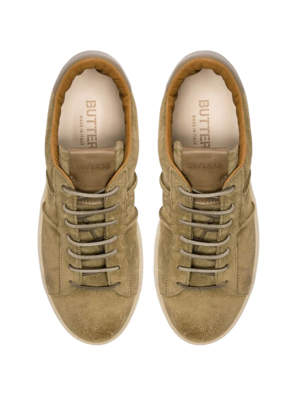 Buttero Burro sneakers met vlakken Groen