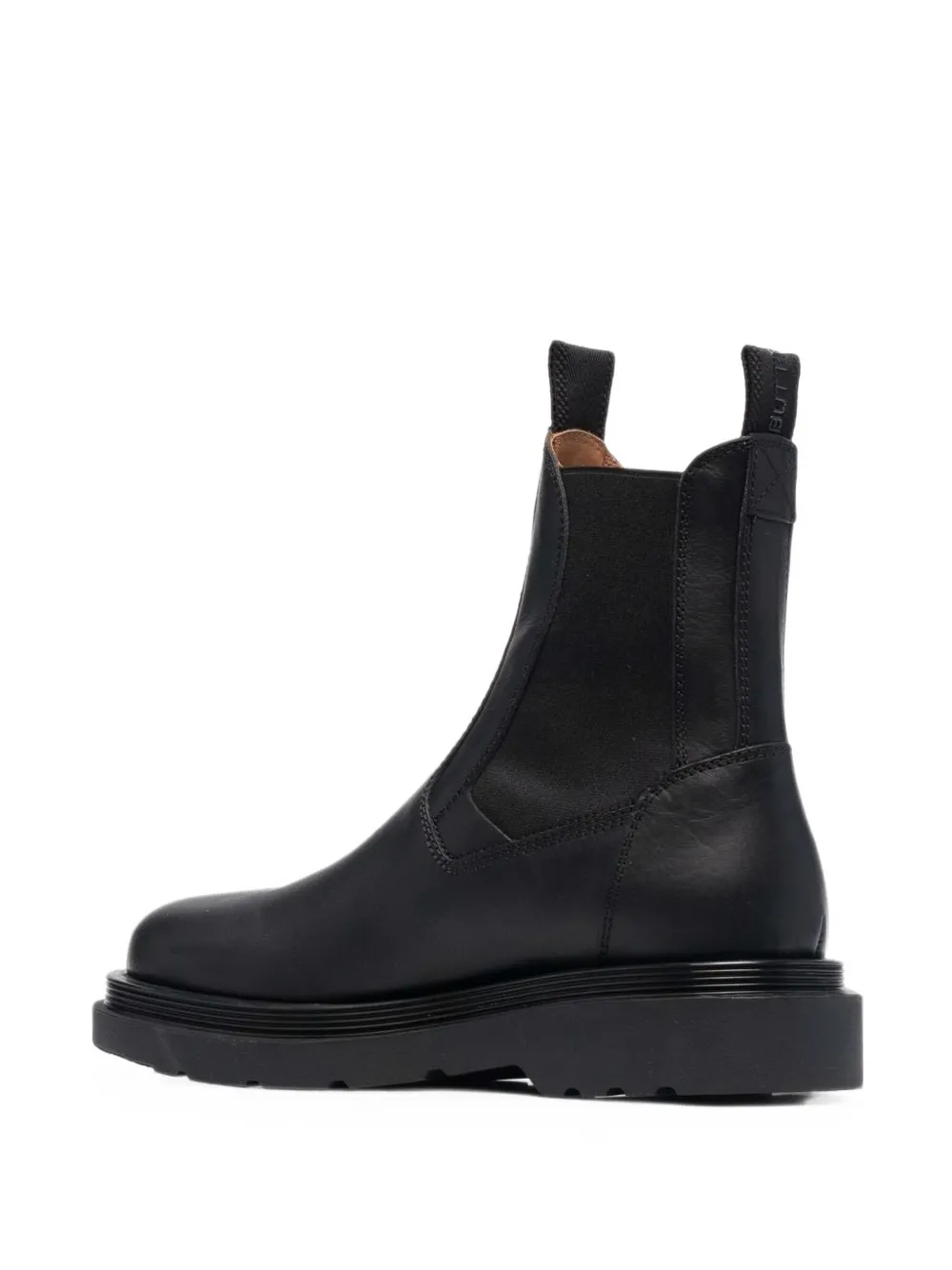 Buttero leather chelsea boots Zwart