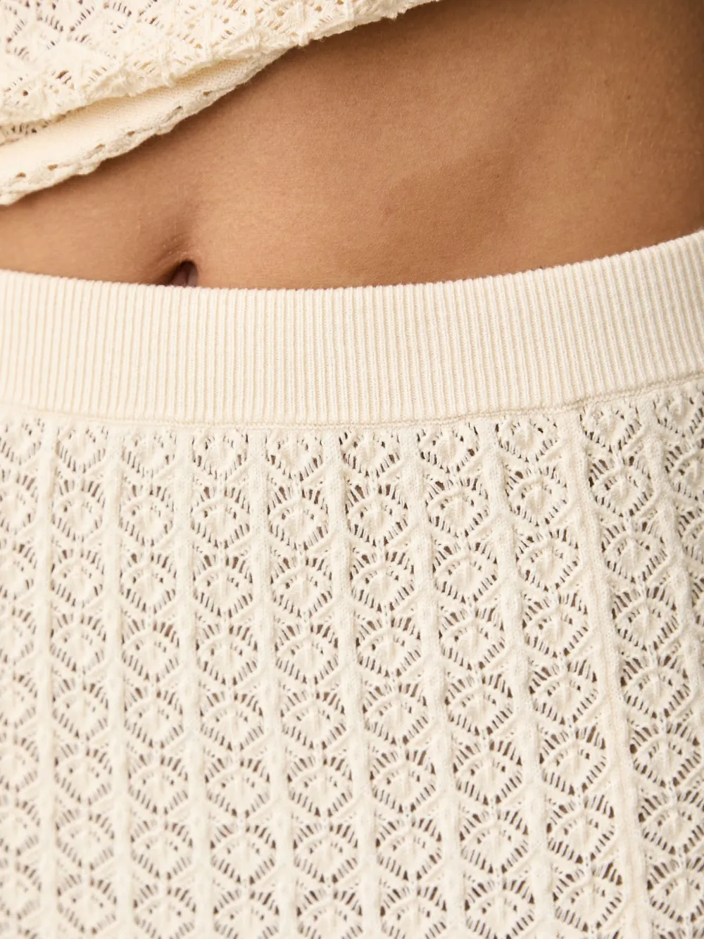 TWINSET Midi-plooirok Beige
