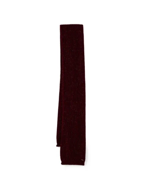 TWINSET knit scarf with lurex