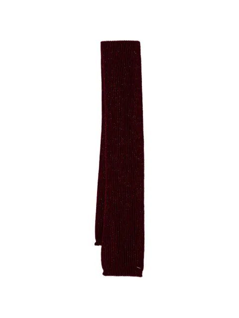 TWINSET knit scarf with lurex
