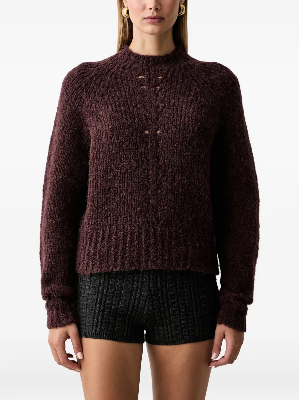 TWINSET alpaca blend jumper - Rosso