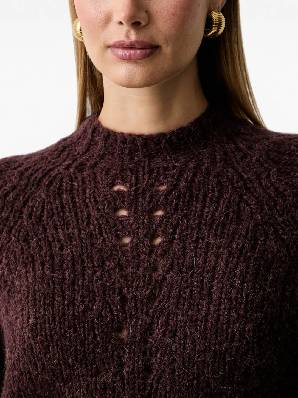 TWINSET Trui van alpacablend Rood