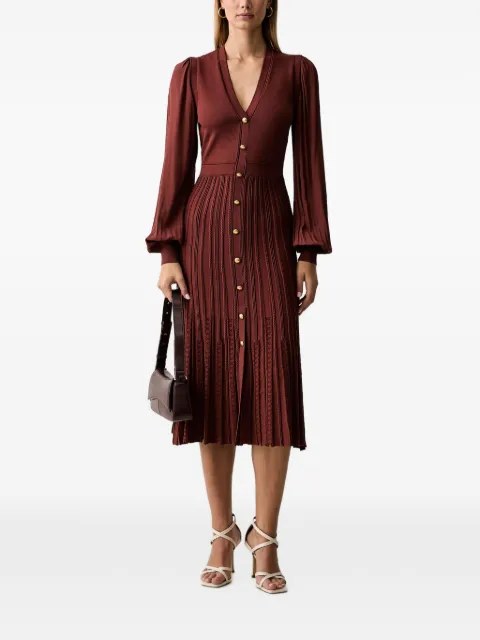TWINSET long trompe-l'œil knit dress
