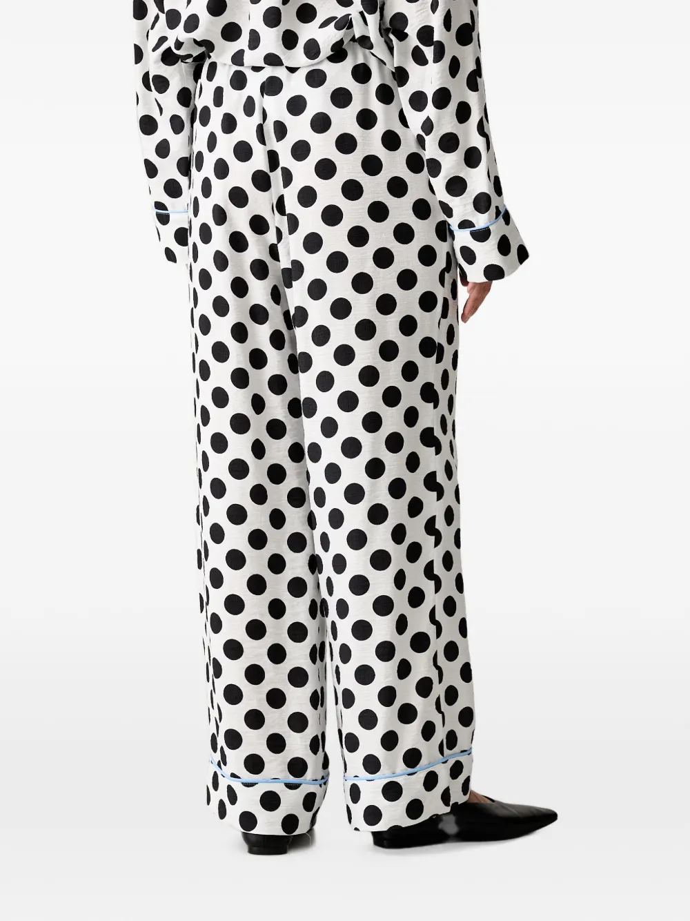 Sleeper Broek met wijde pijpen Wit