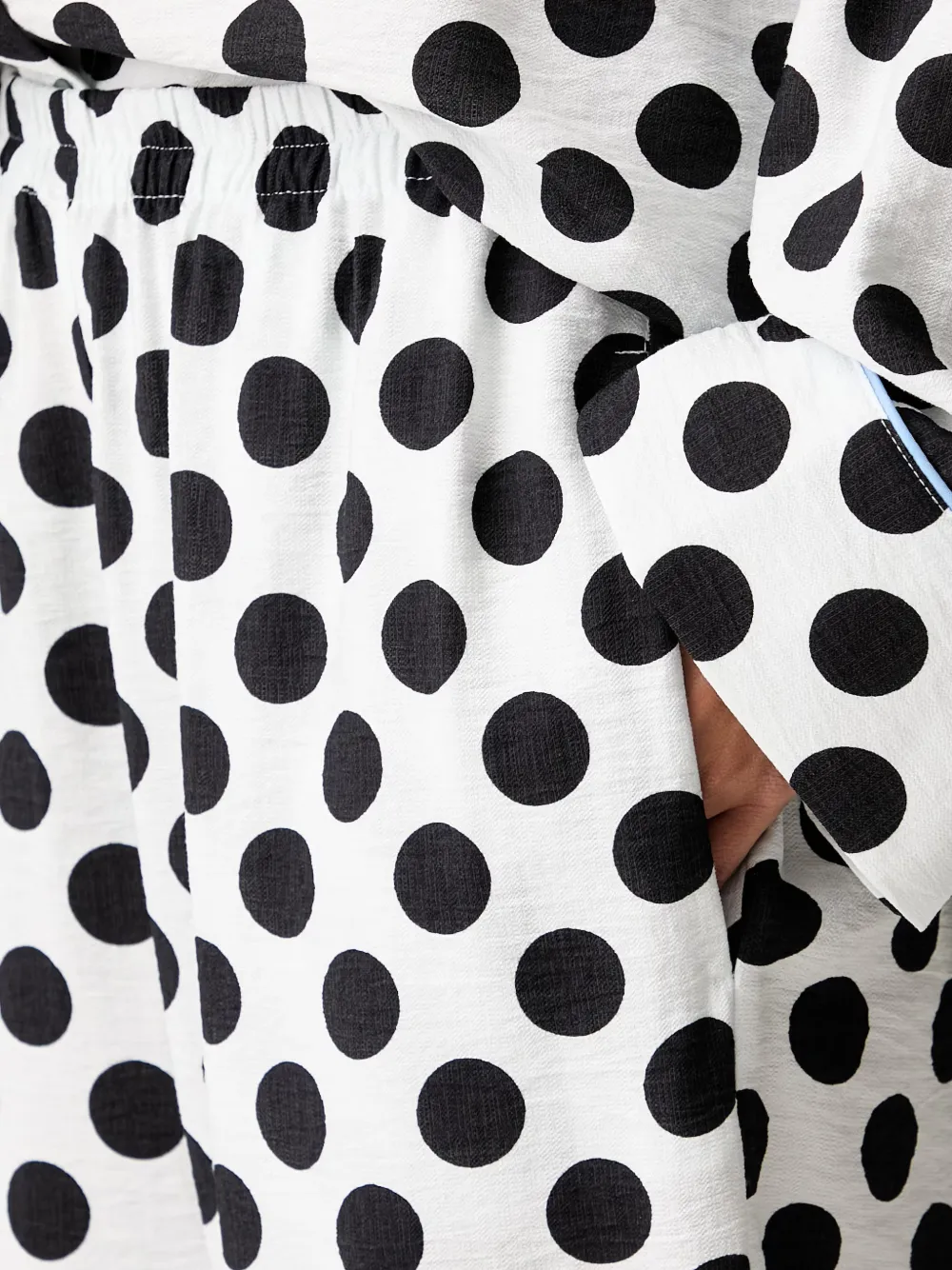 Sleeper Broek met wijde pijpen Wit