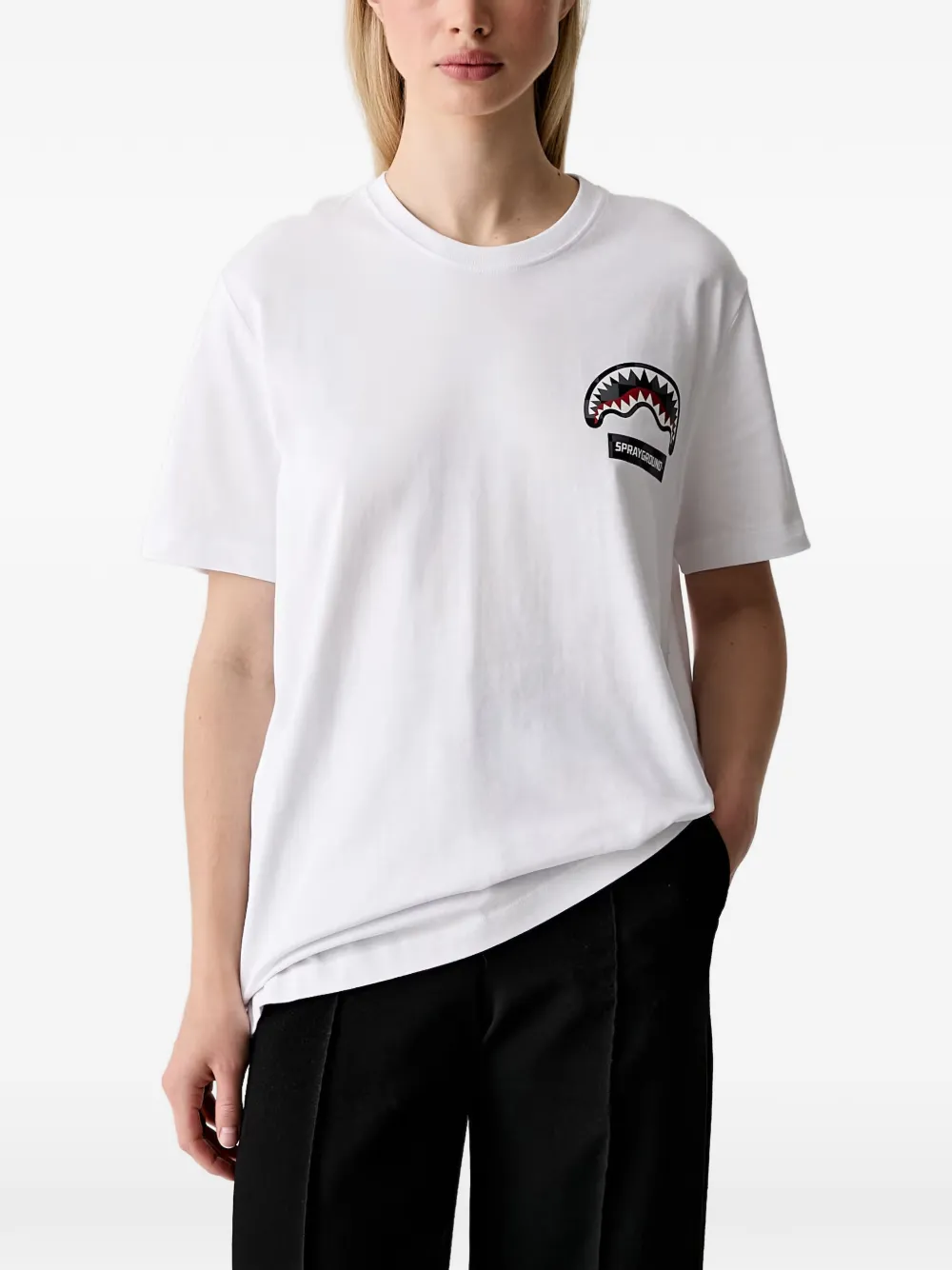 Sprayground Katoenen T-shirt Wit