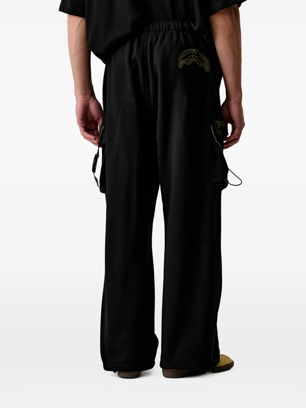 Sprayground Unleash the Shark cargo broek met logoprint Zwart
