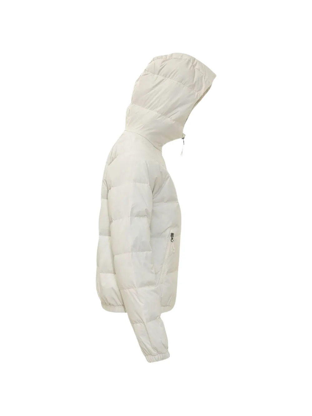 The North Face hooded padded jacket Wit