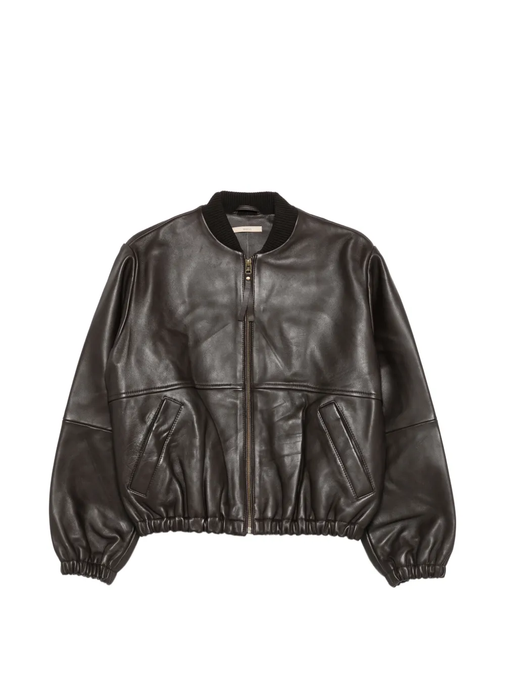 Sessùn leather bomber jacket