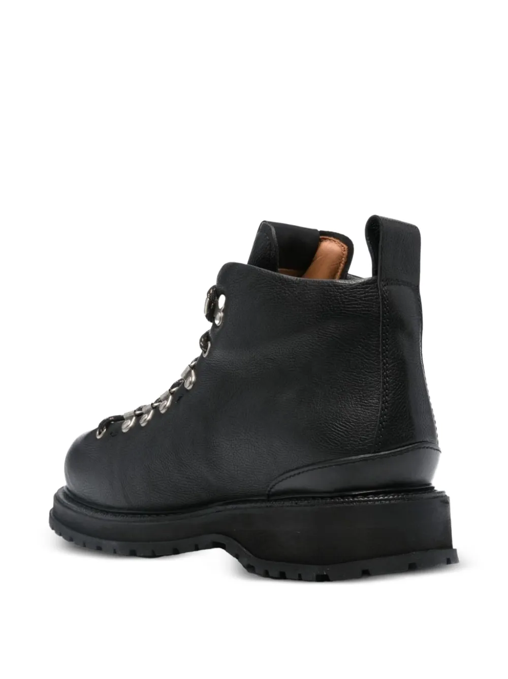 Buttero Alpi lace-up leather boots Zwart