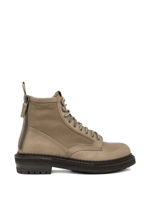 Buttero lace-up leather boots