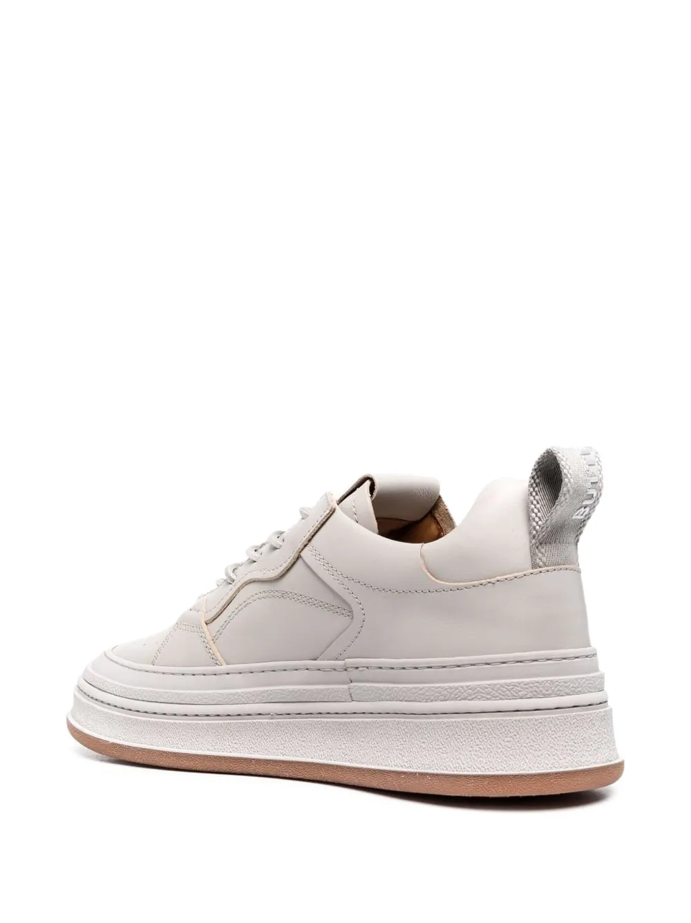 Buttero perforated panelled sneakers Wit
