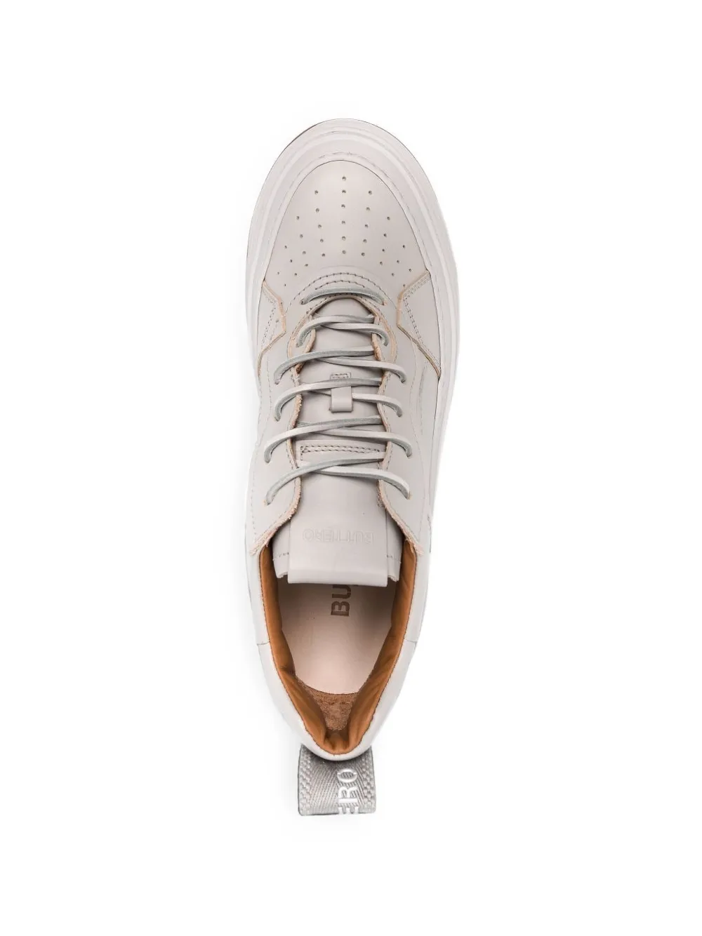 Buttero perforated panelled sneakers Wit