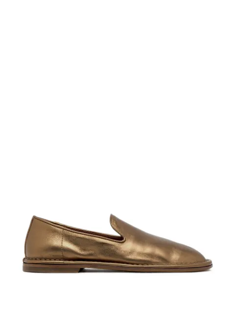 Buttero Ercole laminated leather loafers