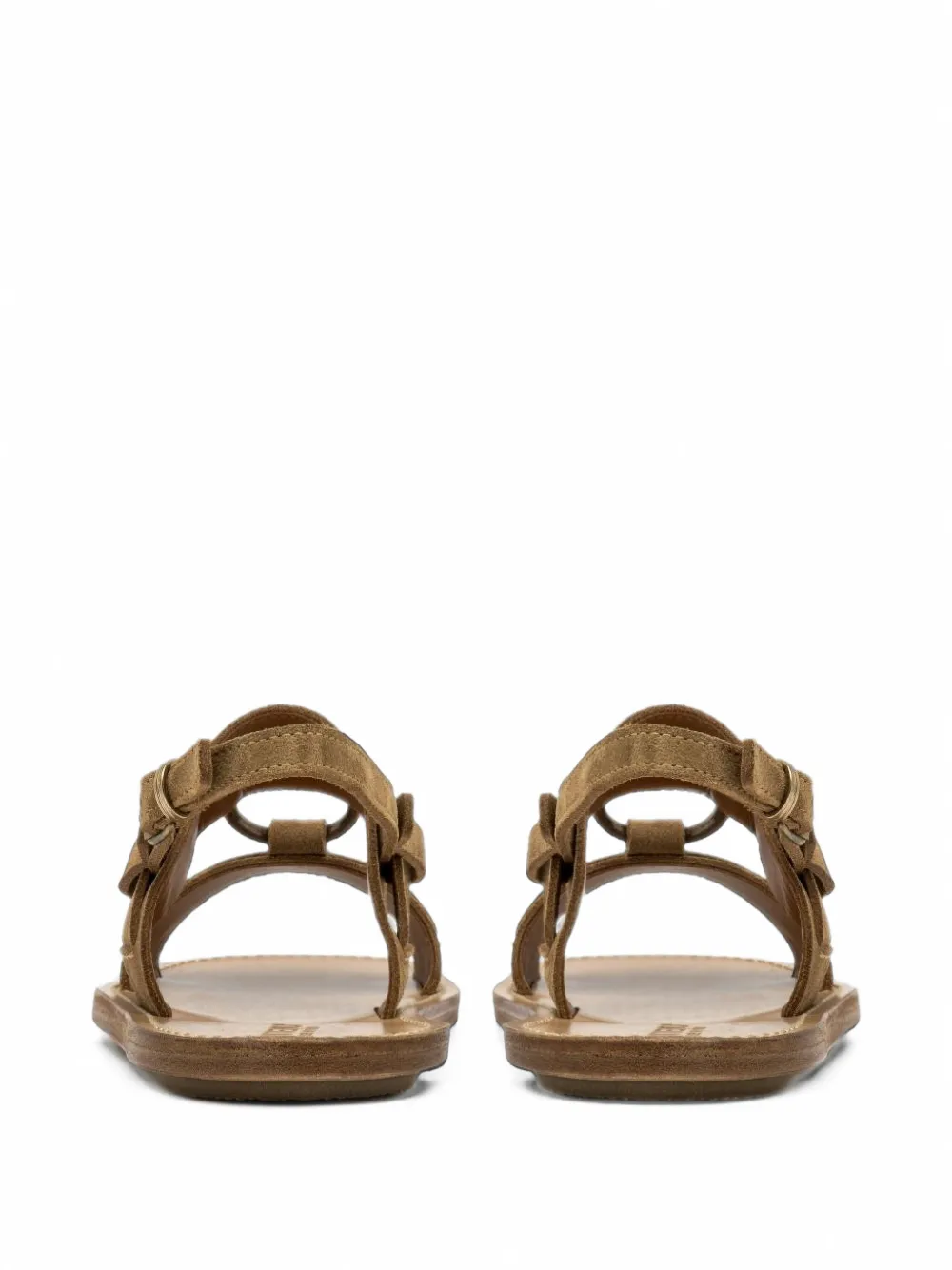Buttero Sella ring-detail sandals Bruin