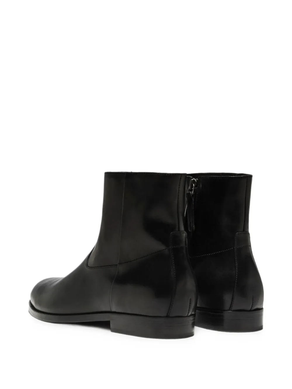 Buttero Floyd side-zip ankle boots Zwart