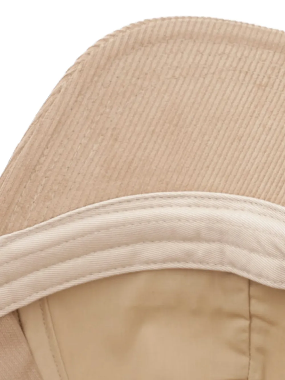 TWINSET Ribfluwelen honkbalpet Beige