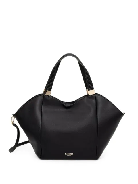 TWINSET logo-lettering tote bag