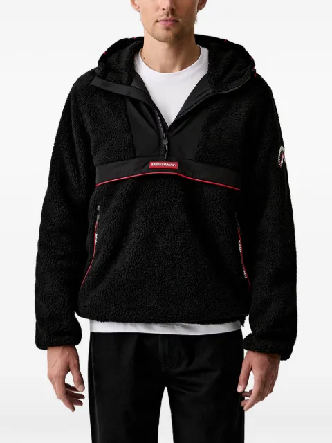 Sprayground SG Teddybear fleece panelled hoodie