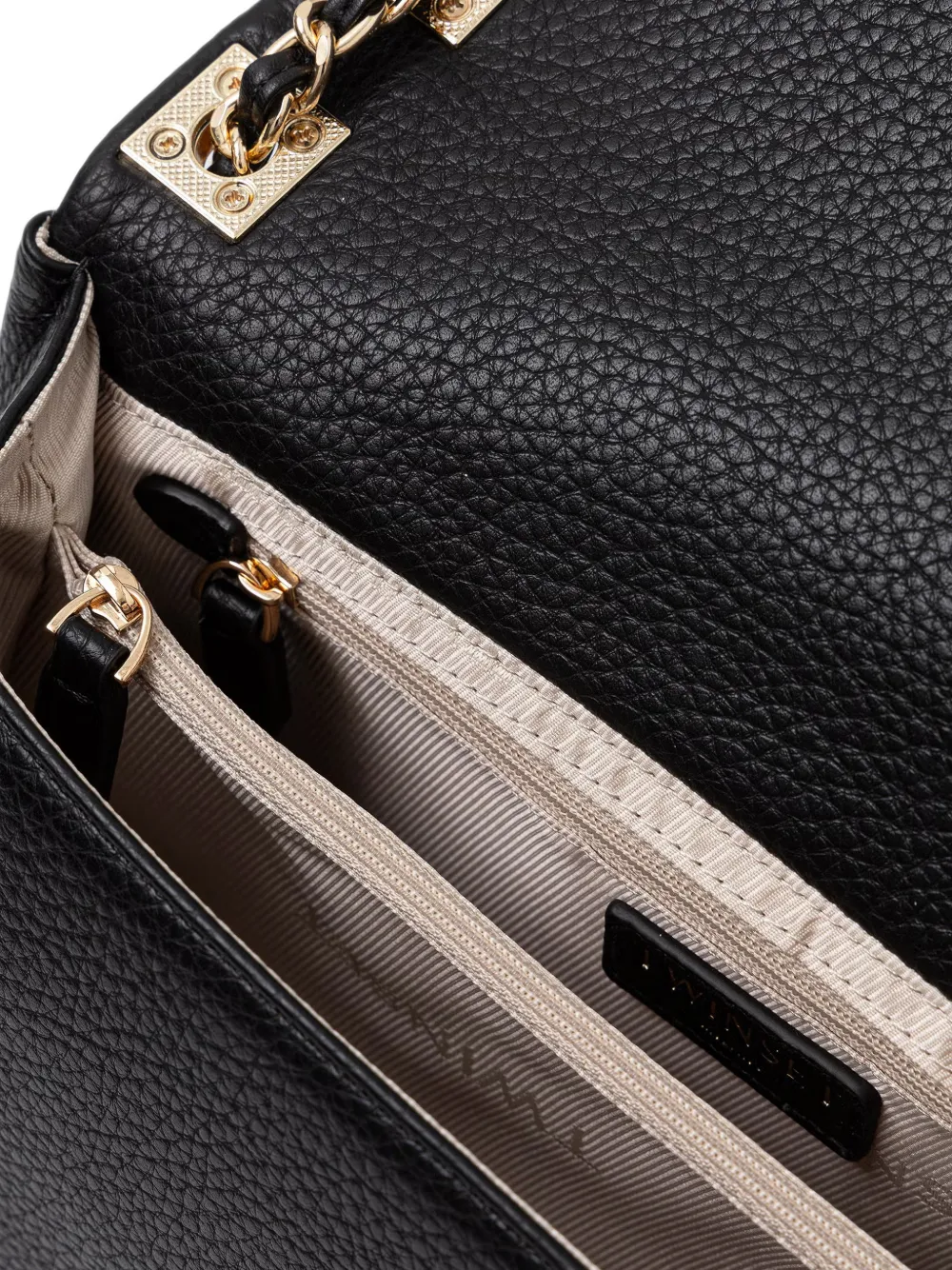 TWINSET Crossbodytas met logo Zwart