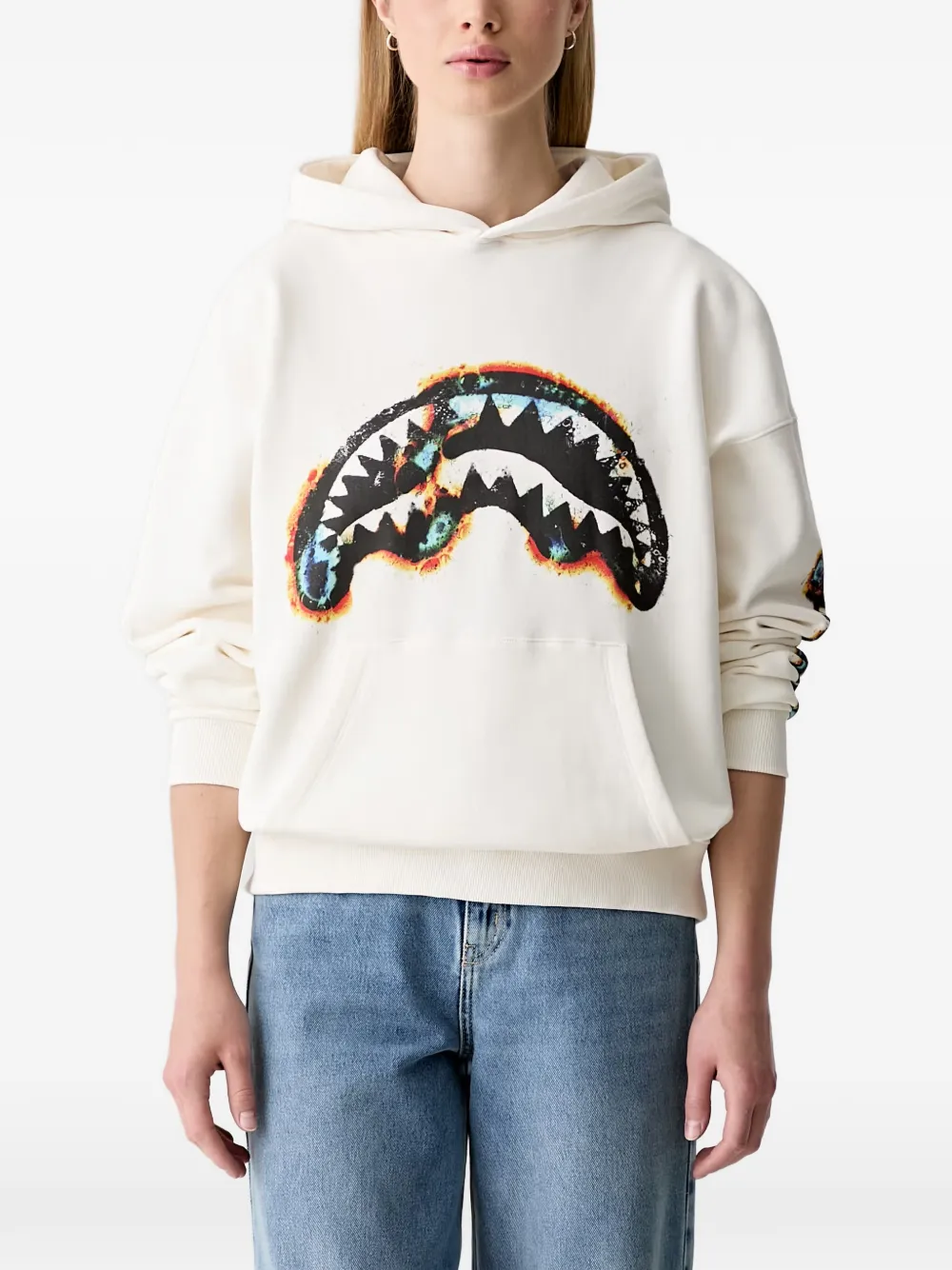 Sprayground 그래픽 프린트 후디 | 뉴트럴 | Image 1