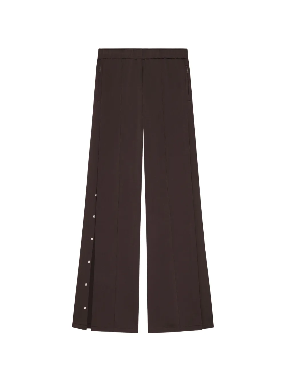 Courrèges Interlock press-stud track pants - Marrone