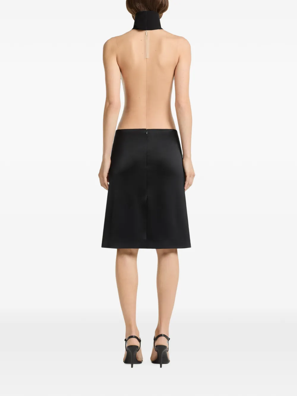 Courrèges Illusion body met twee zakken Zwart