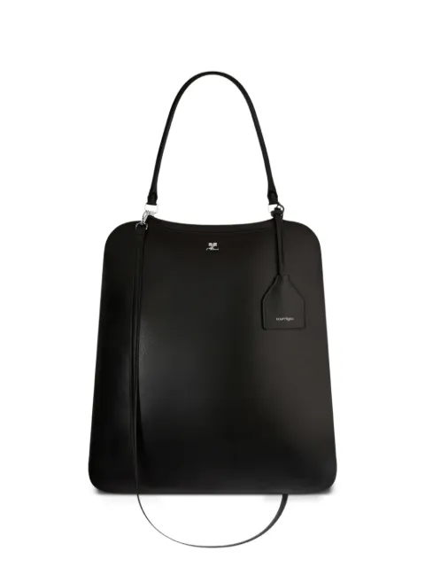 Courrèges Shadow faux-leather tote bag