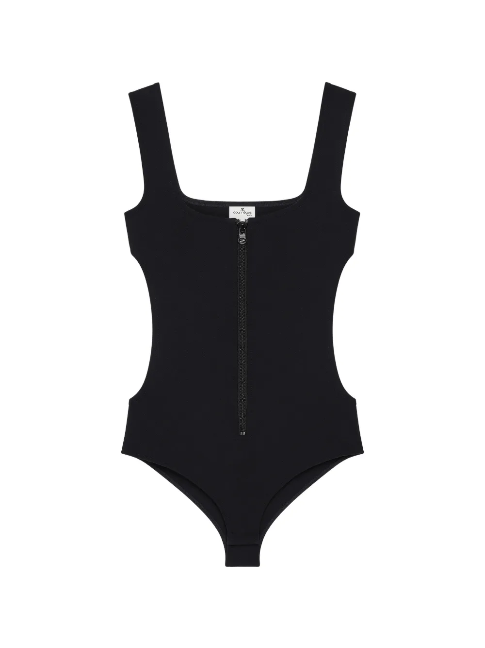 Courrèges Body con dettaglio cut-out - Nero