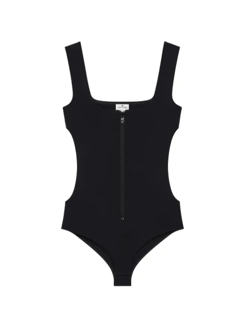 Courrèges cut-out zip-up bodysuit