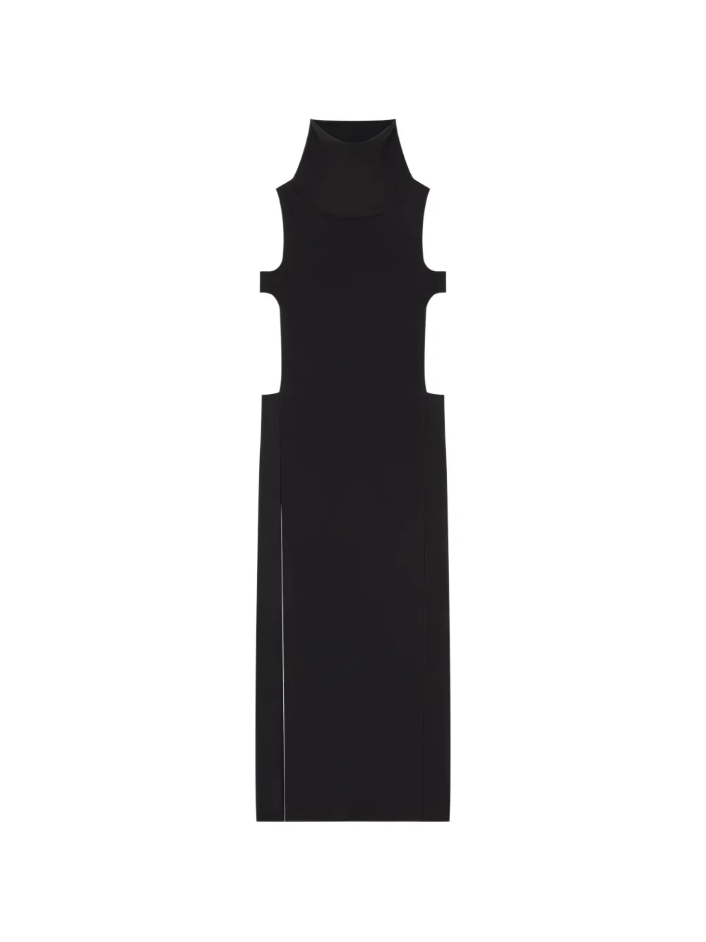 Courrèges Abito lungo con dettaglio cut-out - Nero