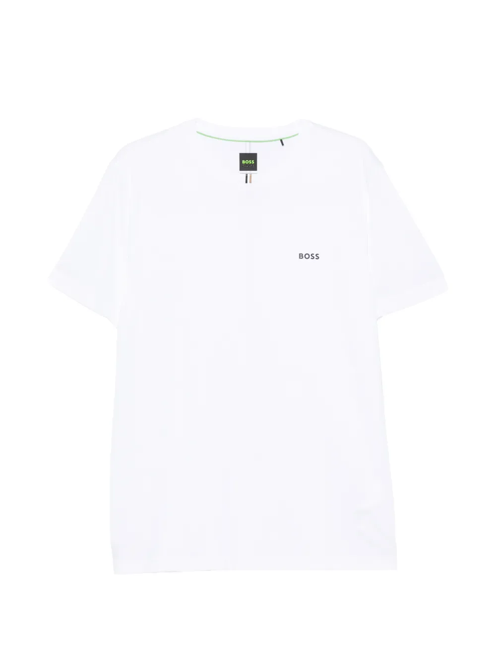 BOSS T-Shirt mit Logo-Print - Weiß