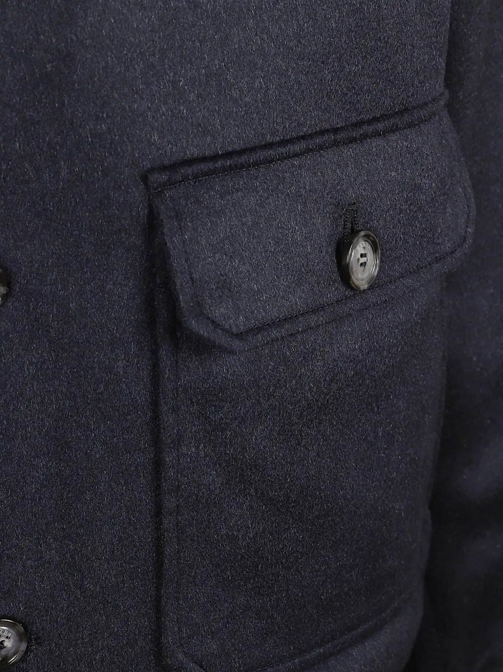 Barba Button-up bomberjack Blauw
