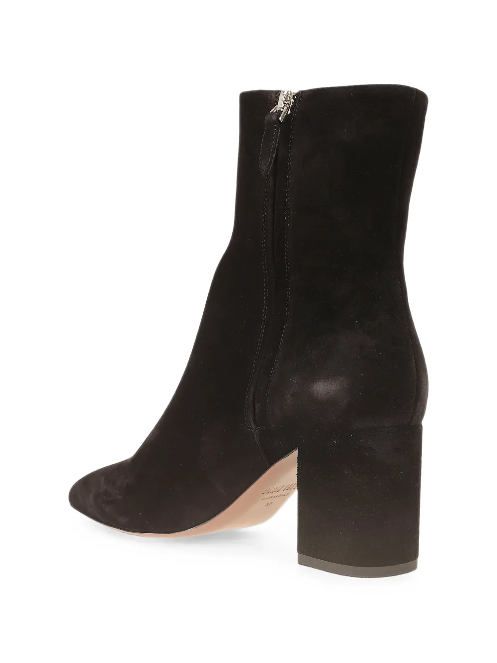 Paris Texas Anja 70 suede ankle boots Zwart