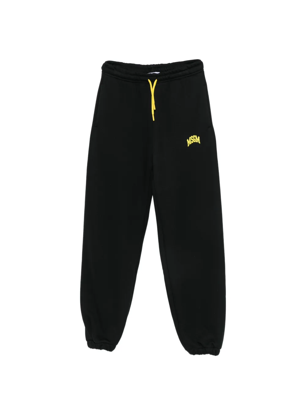 MSGM Kids logo-print drawstring-waist track pants - Nero