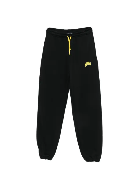 MSGM Kids logo-print drawstring-waist track pants