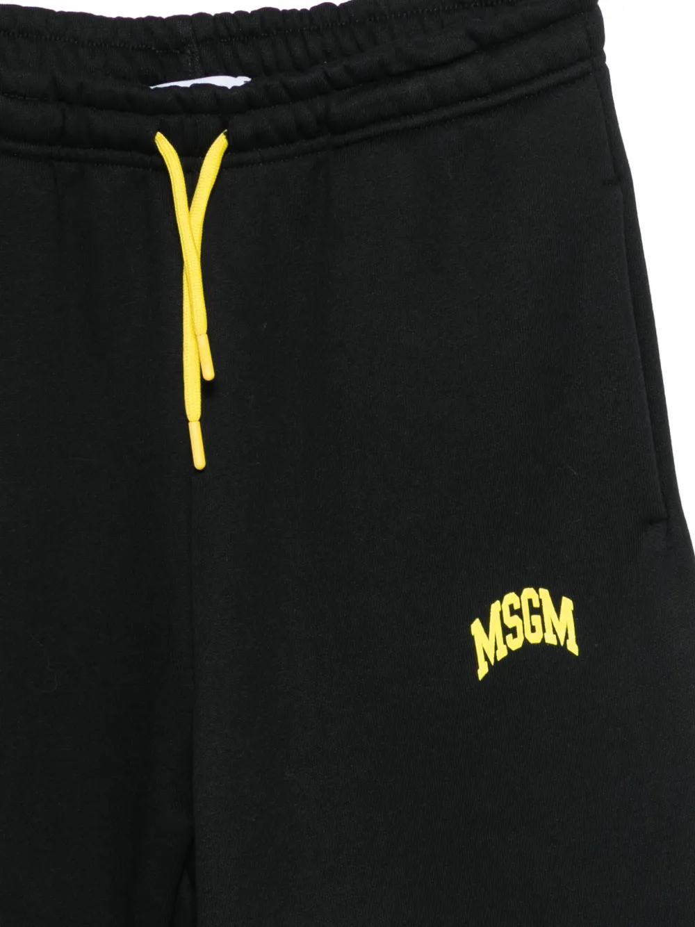 MSGM Kids Trainingsshorts met logoprint Zwart