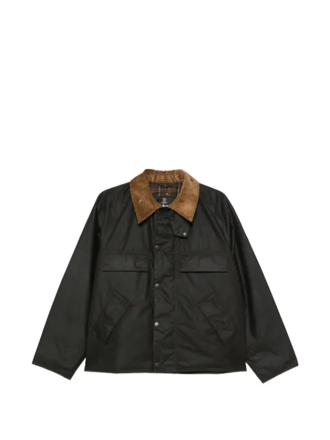 Barbour corduroy-collar jacket