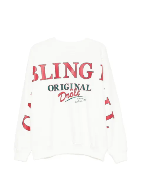 Drôle De Monsieur logo-print sweatshirt