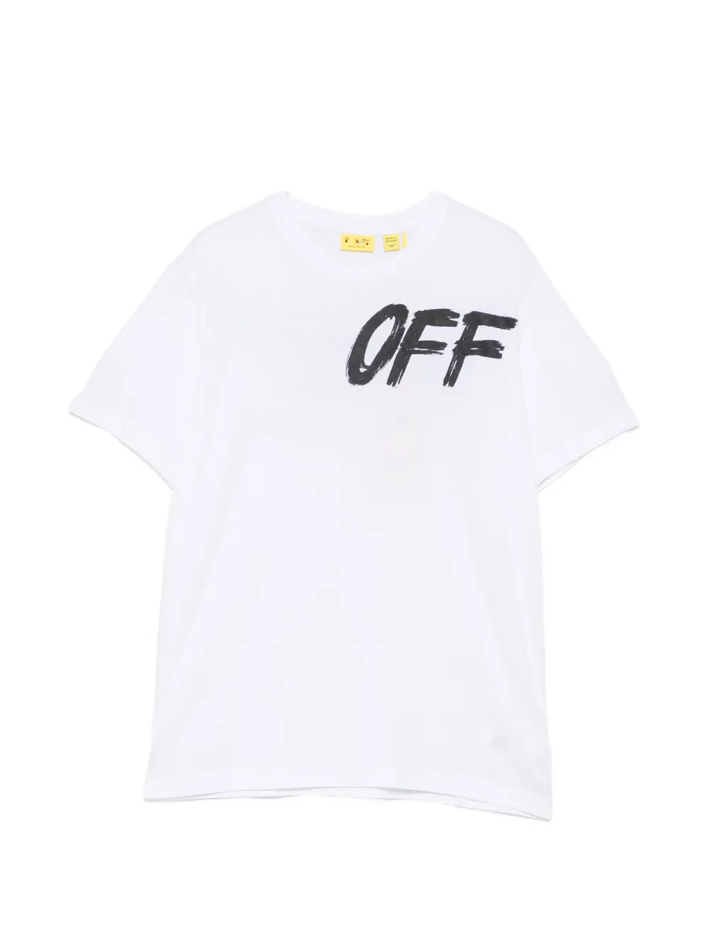 Off-White Kids logo-print cotton T-shirt - Bianco