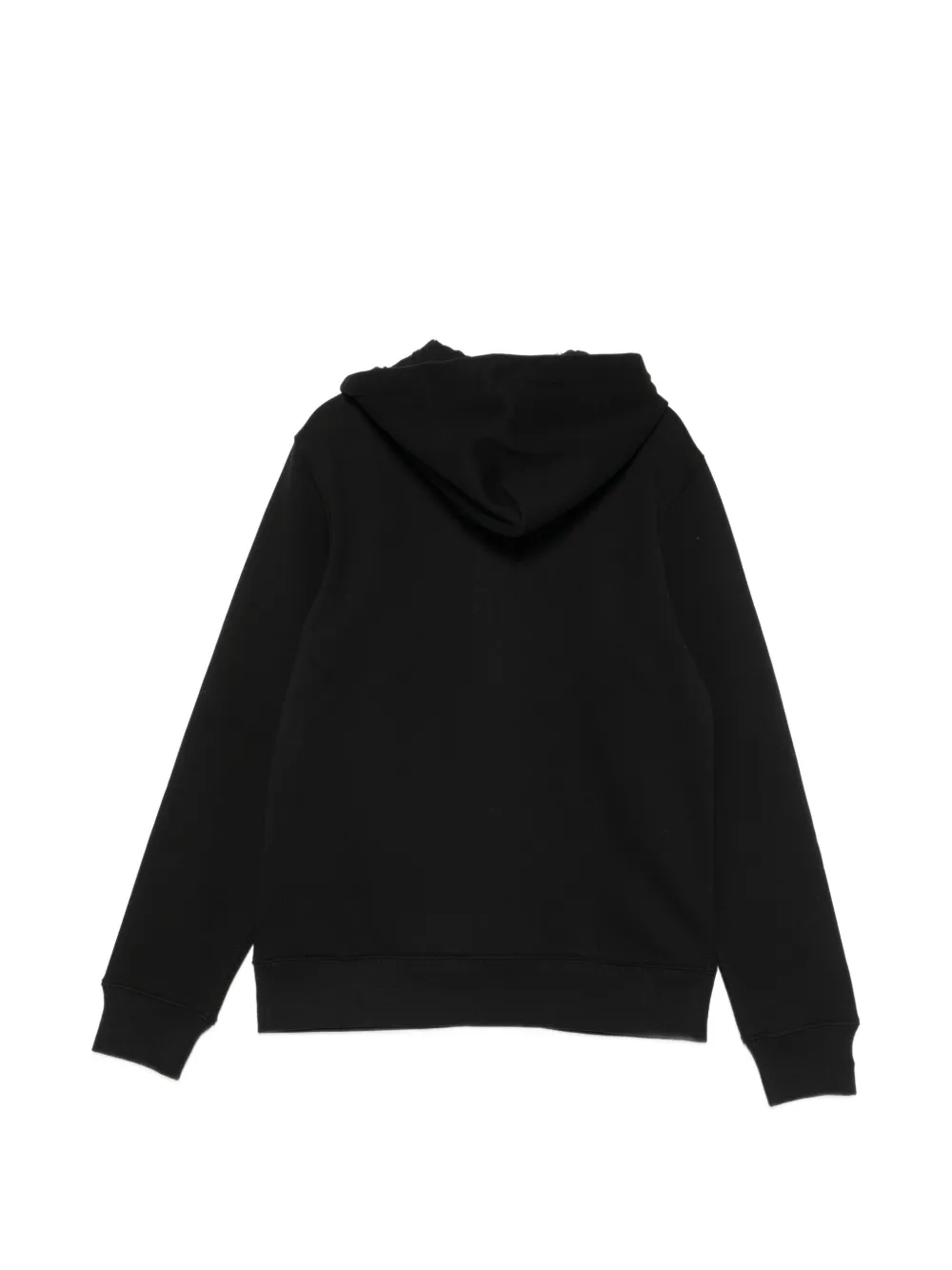 POLO RALPH LAUREN KIDS logo-embroidered zip-up hoodie Zwart