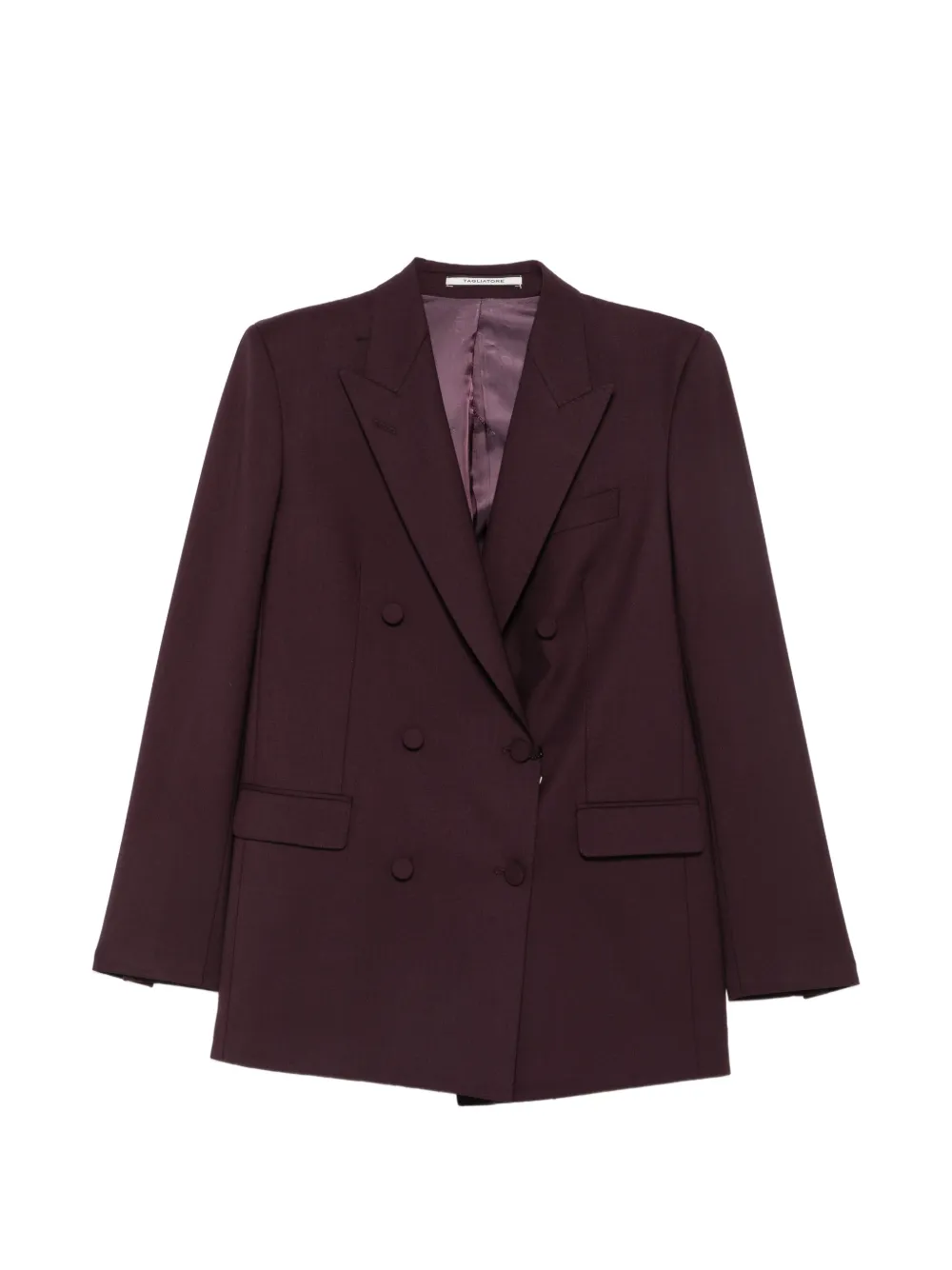 Tagliatore Jasmine double-breasted peak-lapels suit - Rosso