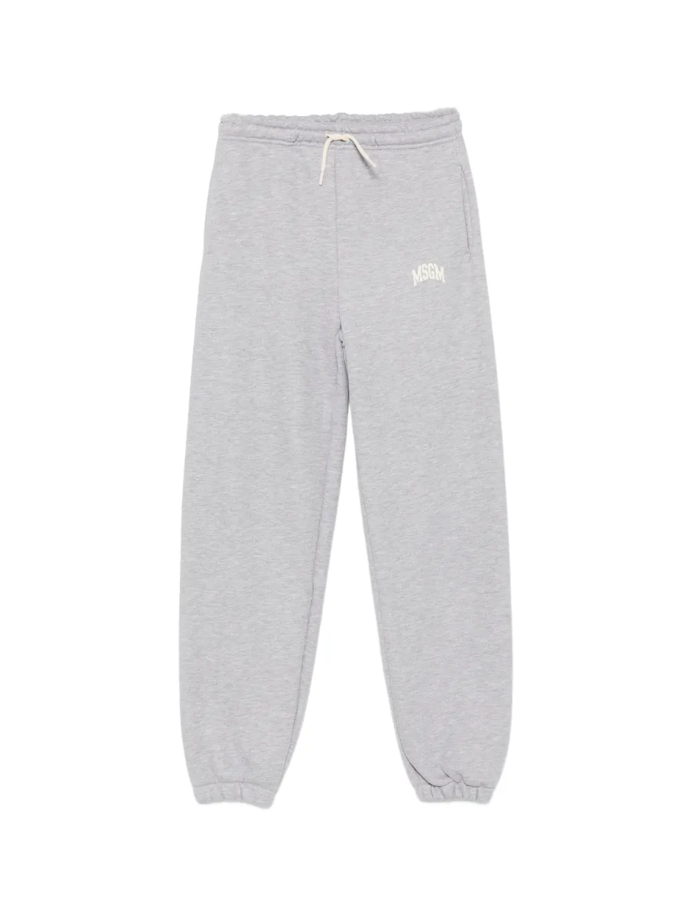 MSGM Kids Pantaloni sportivi con stampa - Grigio