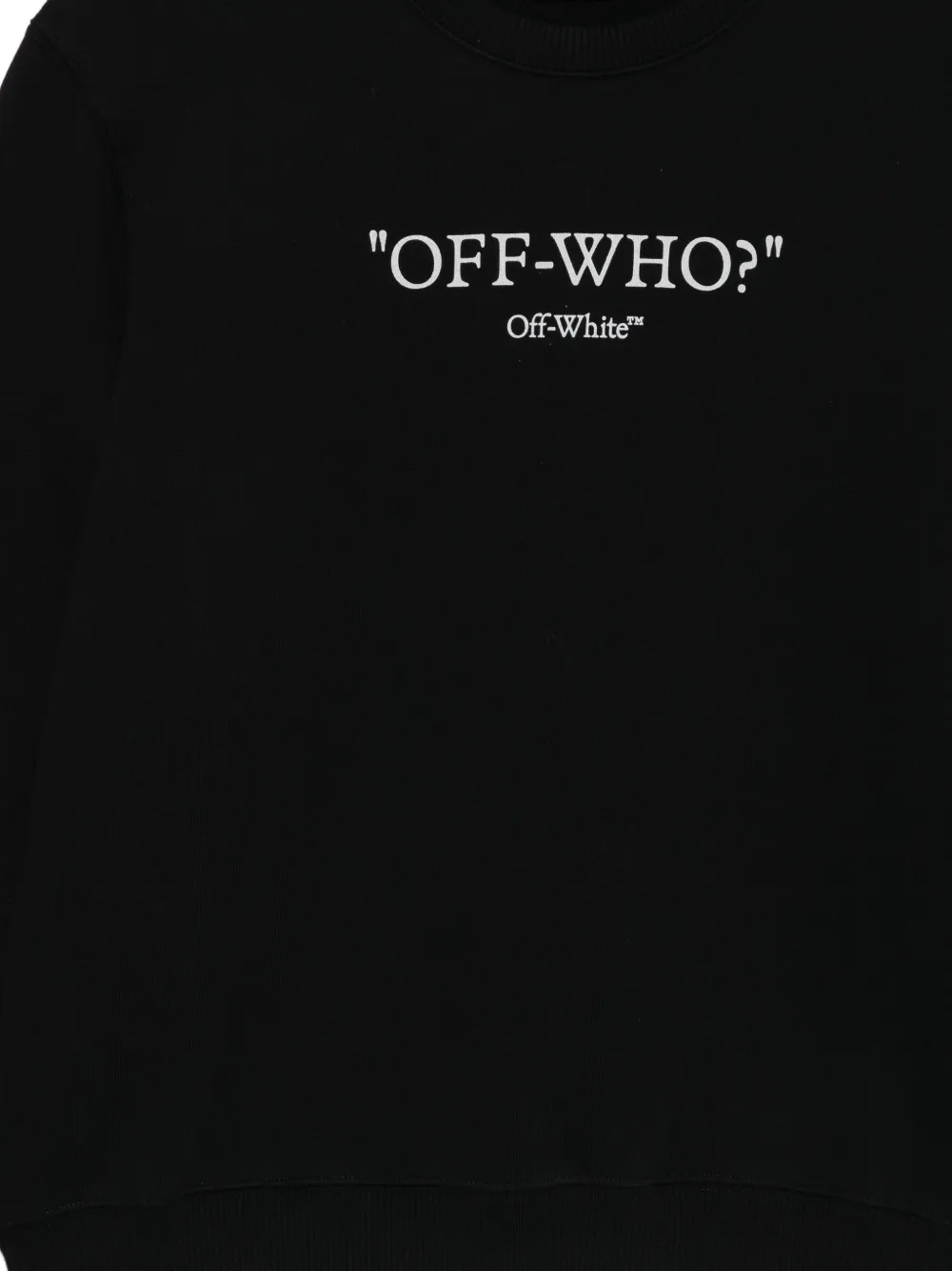 Off-White Kids Trui met logoprint Zwart
