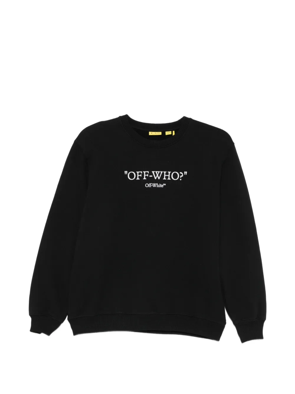 Off-White Kids logo-print sweater - Nero