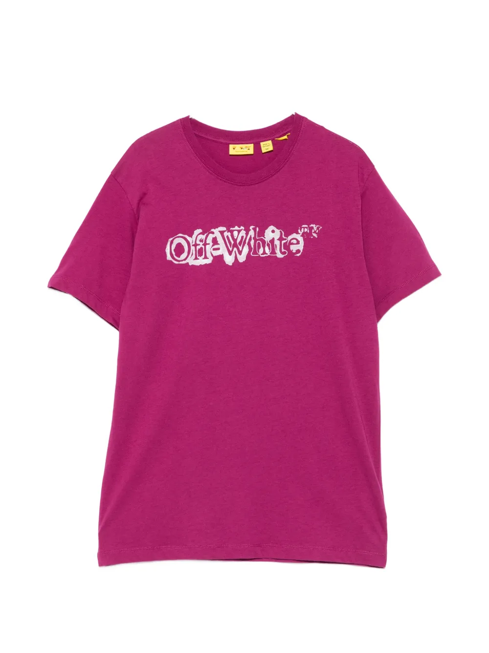 Off-White Kids logo-print T-shirt - Viola